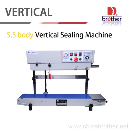 Semi automatic plastic bag Continuous Band Sealer